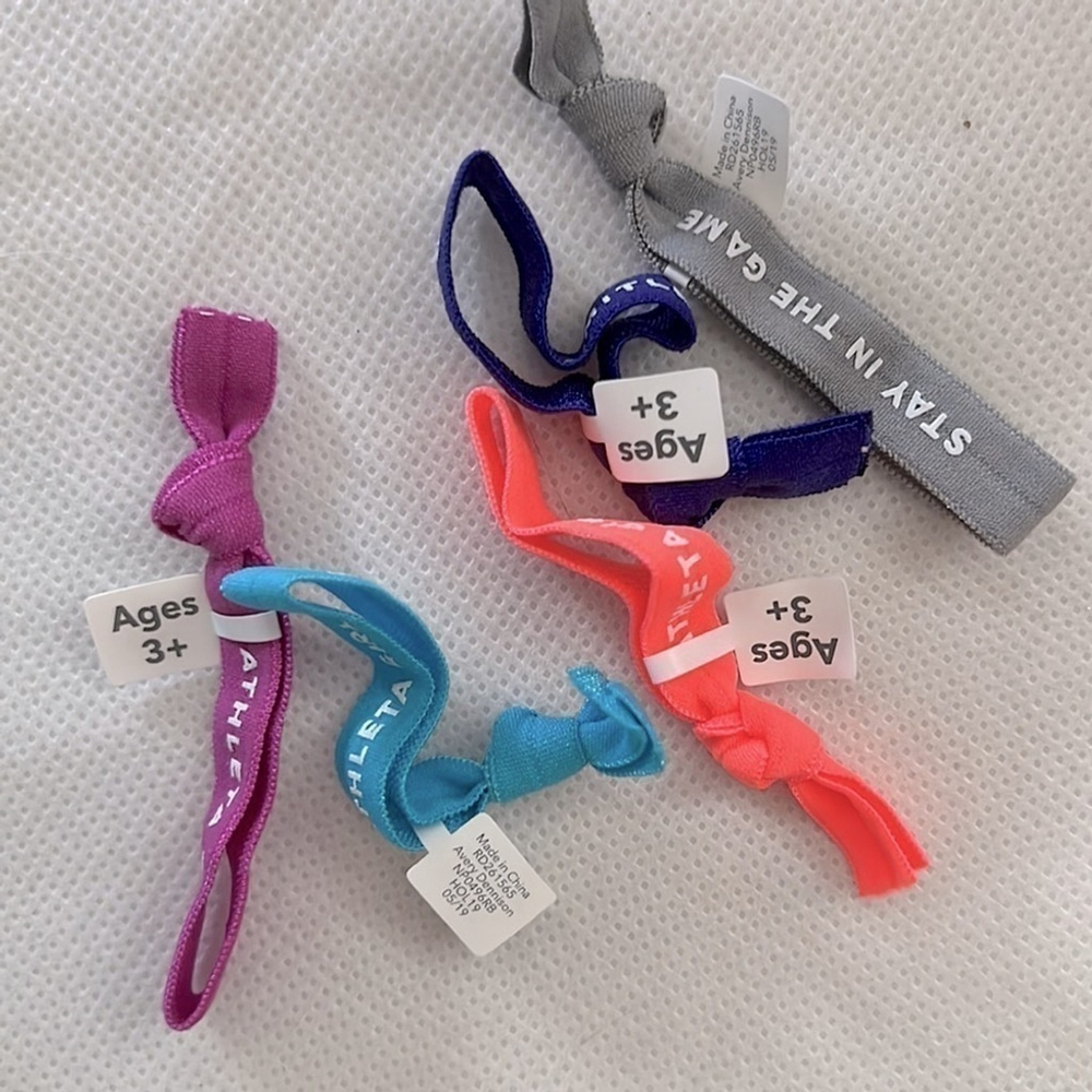 NEW!!! Athleta Girl Water Bottle & Hair Ties - Picture 3 of 4